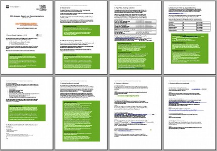 Analysis Report and Recommendations sample