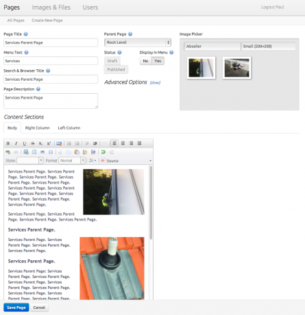 Click to open large image Drag and drop images into the editor