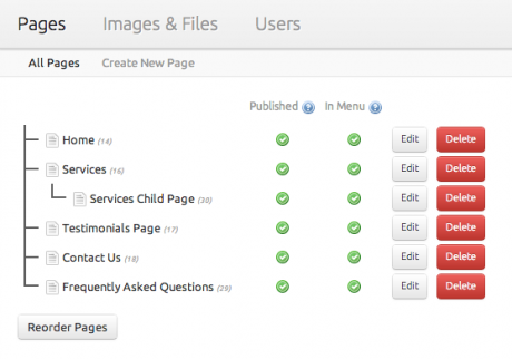 Click to open large image Add unlimited pages and categories of pages