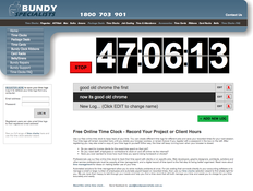 Screenshot of Free Online Time Clock
