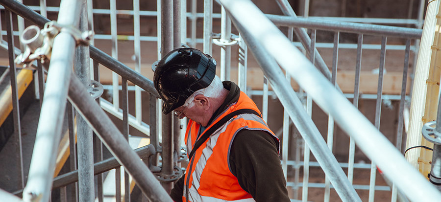 Modern kitchen cupboards and stove